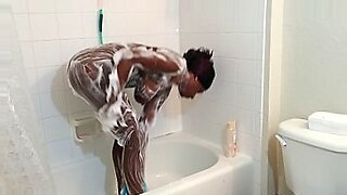 aunt catches nephew jacking off in the shower