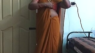 tamil girls saree blouse removing dress changing videos