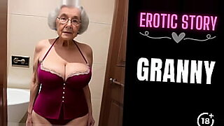 asian granny forces granddaughter
