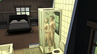 big tits big pokies sister in law hidden shower cam
