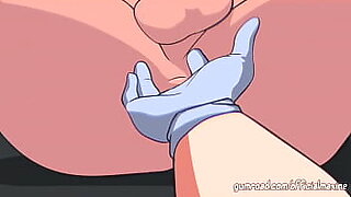 big titted anime redhead giving titjob and blowjob