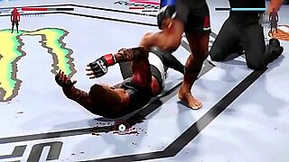 mma fighter gets his prize after win his fight