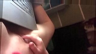 solo orgasm on a dildo