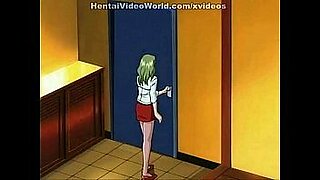 brunette girl teasing in the bathroom