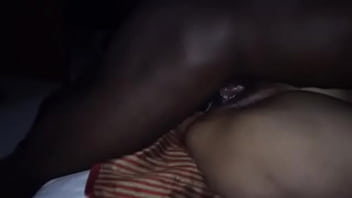 asian girl in black panty getting her pussy fingered sucking cock on the couch