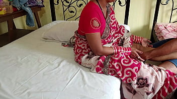 first desi suhagraat in saree