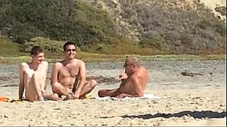 foursome at a beach
