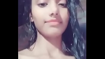 nepal village poor girl bath seen