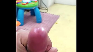 teen squatting on toy