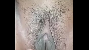 hairy cunt wide open erect clit close up