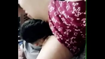 wet aunty pussy eating by boy