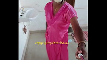 indian tamil wife in a pink nighty kopih sex