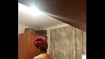 plump babe takes two cocks from b
