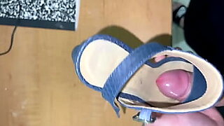 blue nail polish foot job