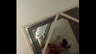 girl masterbates and pees in the bedroom