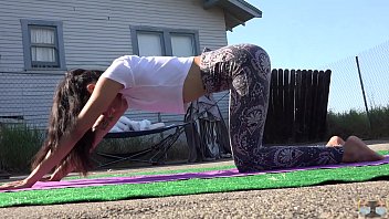 yoga pants solo anal