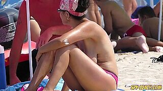 real sex on nude beach porno